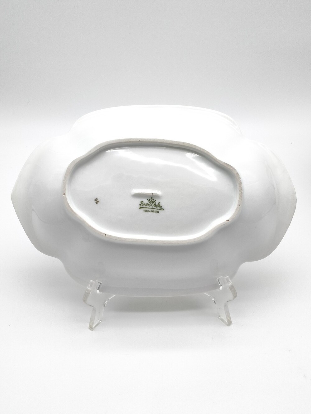 Rosenthal Floral Pedestal Cake Stand and Matching Serving Dish - Picture 13 of 16
